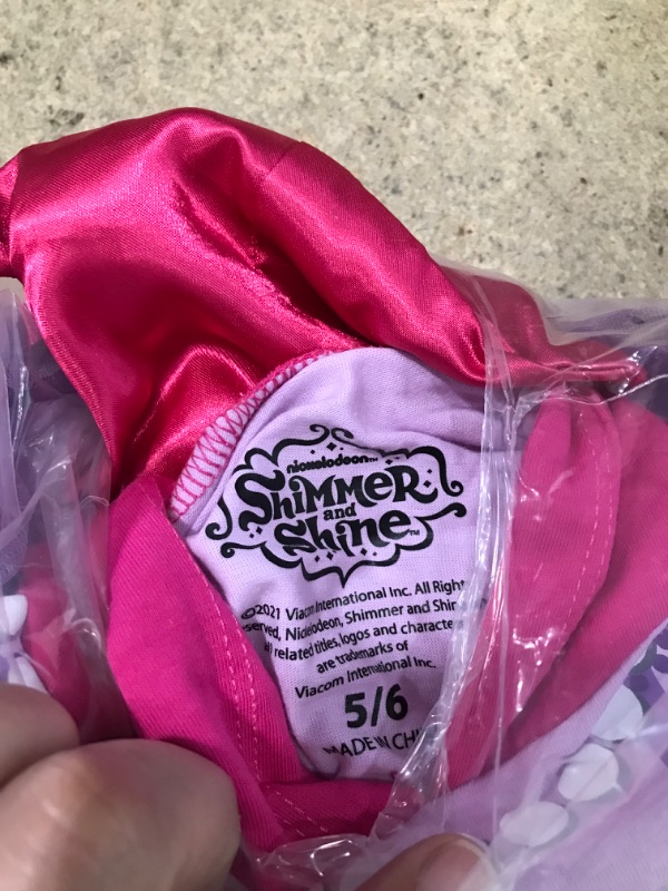 Photo 1 of Shimmer and Shine girls Long Sleeve Costume Tee & Leggings 2-piece Set 6 Purple
