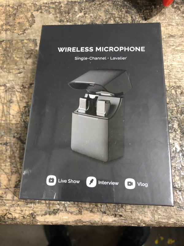 Photo 2 of  Lavalier Microphone Wireless, Mini Microphone with 450mAh Charging Case for iPhone, iPad Plug & Play Noise Reduction Lapel Mic for YouTube TikTok Facebook Live Stream (NO APP or Bluetooth Needed)