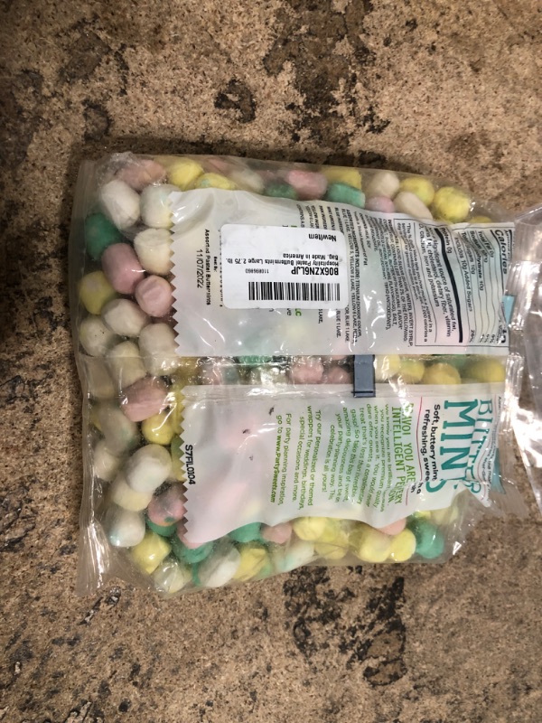Photo 1 of Hospitality Pastel Buttermints Large 2.75 lb. Bag, Made in America