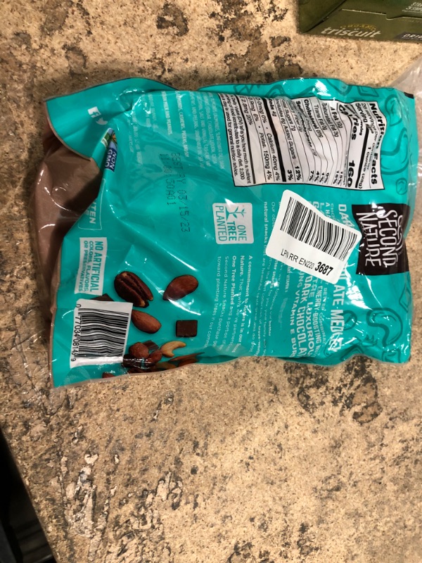 Photo 1 of Second Nature Dark Chocolate Medley Trail Mix, 26 oz. Resealable Pouch (Pack of 1) – Certified Gluten-Free Snack – Dark Chocolate and Nut Trail Mix Ideal for Quick Travel Snacks