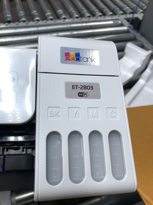 Photo 1 of Epson EcoTank ET-2803 Wireless Color All-in-One Cartridge-Free Supertank Printer with Scan, Copy and AirPrint Support
