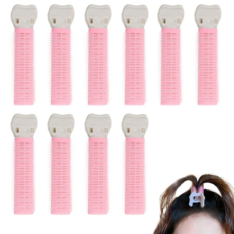 Photo 1 of 10 PACK Volumizing Hair Root Clips for Curly Hair Volume Fluffy Hair Clip Curly Hair Root Lift Tool Heatless DIY Hair Curler for Long and Short Hair Assorted Color
