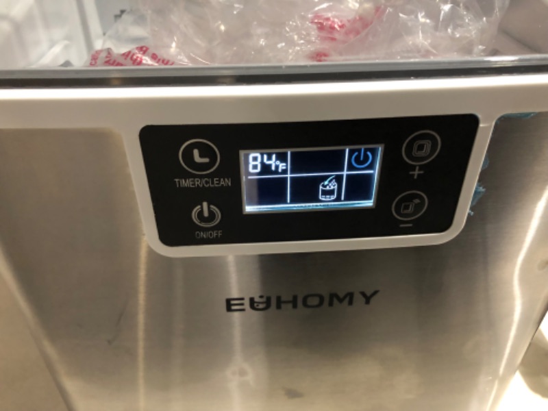 Photo 6 of ***UNTESTED - USED - SEE NOTES***
EUHOMY Ice Maker Machine Countertop 45Lbs/Day 24 Pcs Ready in 13 Mins