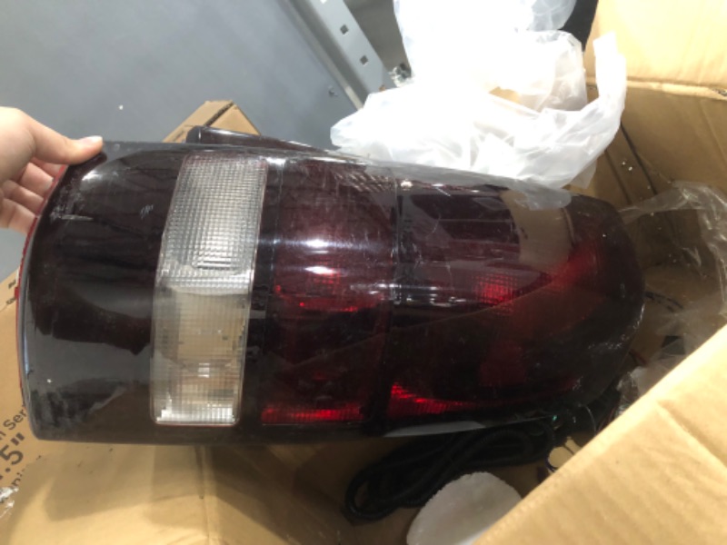 Photo 4 of AUTOSAVER88 Tail Lights Assembly Compatible with 2003-2006 Chevy Silverado 1500 2500 1500HD 2500HD / 04-06 Silverado 3500 / 2007 Silverado with Classic Body Style, Replacement OE Taillights Red Housing