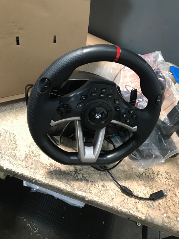 Photo 3 of Racing Wheel Overdrive Designed for Xbox Series X|S By HORI - Officially Licensed by Microsoft Series X|S - Overdrive