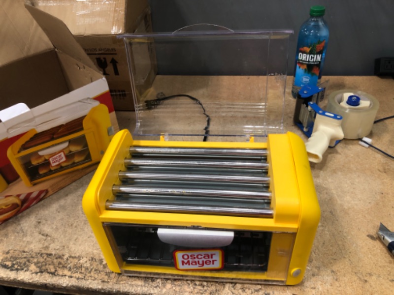 Photo 2 of Oscar Mayer Extra Large 8 Hot Dog Roller & 8 Bun Toaster Oven, Stainless Steel Grill Rollers, Non-stick Warming Racks, Perfect for Hot Dogs, Egg Rolls, Veggie Dogs, Sausages, Brats, Adjustable Timer Oscar Mayer Roller