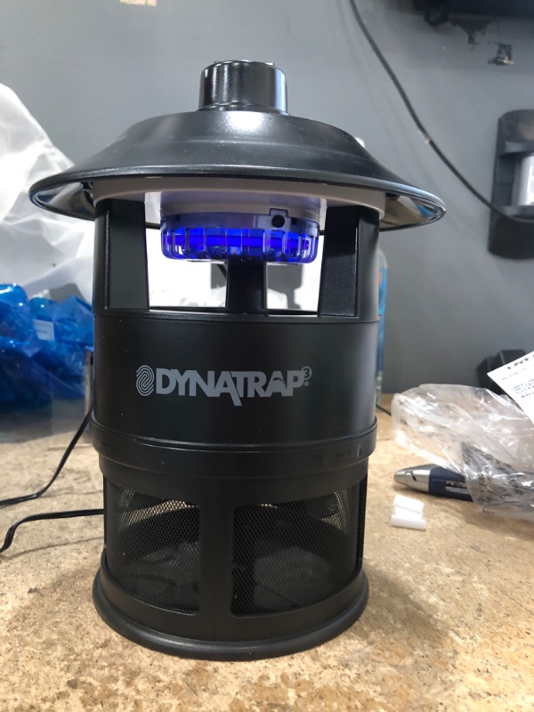 Photo 2 of ***POWERS ON*** DynaTrap DT160-TUNSR Mosquito & Flying Insect Trap – Kills Mosquitoes, Flies, Gnats, Wasps, & Other Flying Insects – Protects up to 1/4 Acre