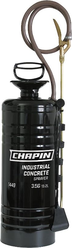 Photo 1 of ***item is damaged***glue like substance stains***see images***
Chapin International 1449 Industrial 3.5-Gallon Professional Concrete Funnel Top Sprayer, Black ,Stainless Steel