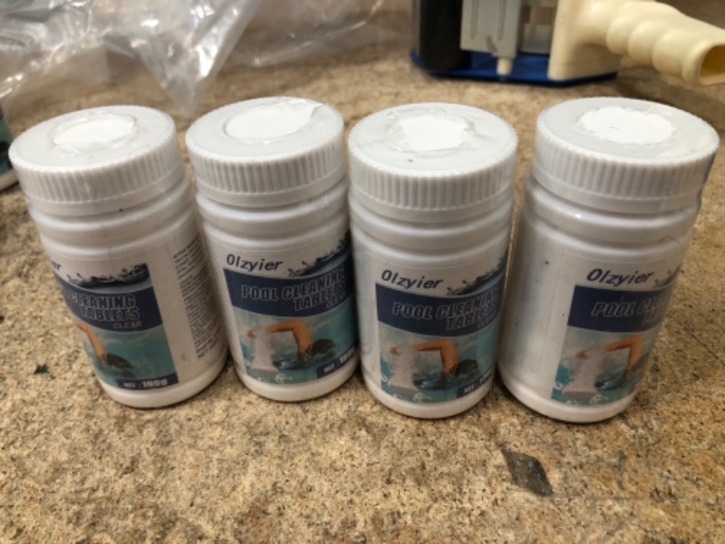 Photo 1 of 4 ITEMS OLZYIER POOL CLEANING TABLETS BUNDLE