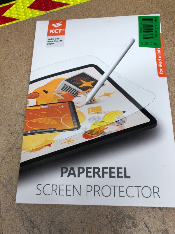 Photo 2 of KCT [3 Pack Paperfeel Screen Protector Compatible with New iPad Mini 6 2021(8.3 Inch), Anti-Glare&Anti-fingerprint&Matte Screen Protector for Drawing/Writing, Compatible with Apple Pencil