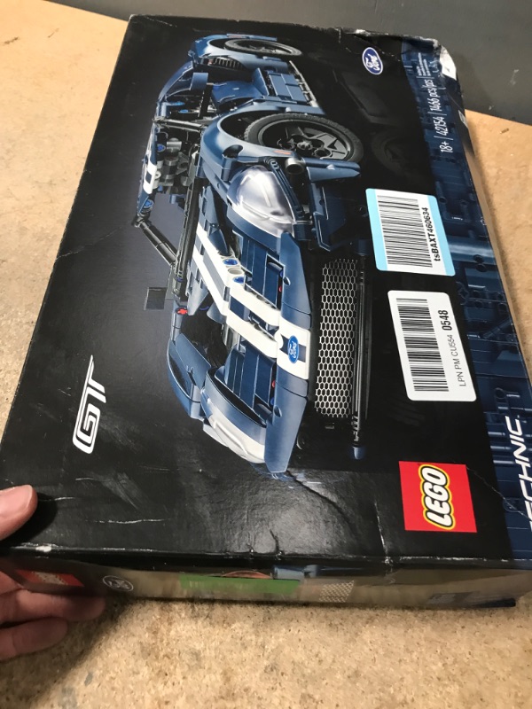 Photo 2 of LEGO Technic 2022 Ford GT 42154 Car Model Kit for Adults to Build, 1:12 Scale Supercar with Authentic Features, Collectible Set, Idea That Fuels Creativity and Imagination Standard Packaging