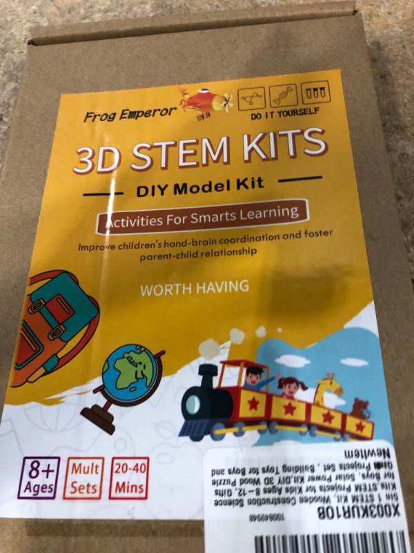Photo 1 of 5 in 1 STEM Kit,STEM Projects for Kids Ages 8-12, Gifts for Boys, Solar Power Kit,DIY 3D Wood Puzzles Craft Projects Set , Building Toys for Boys and Girls