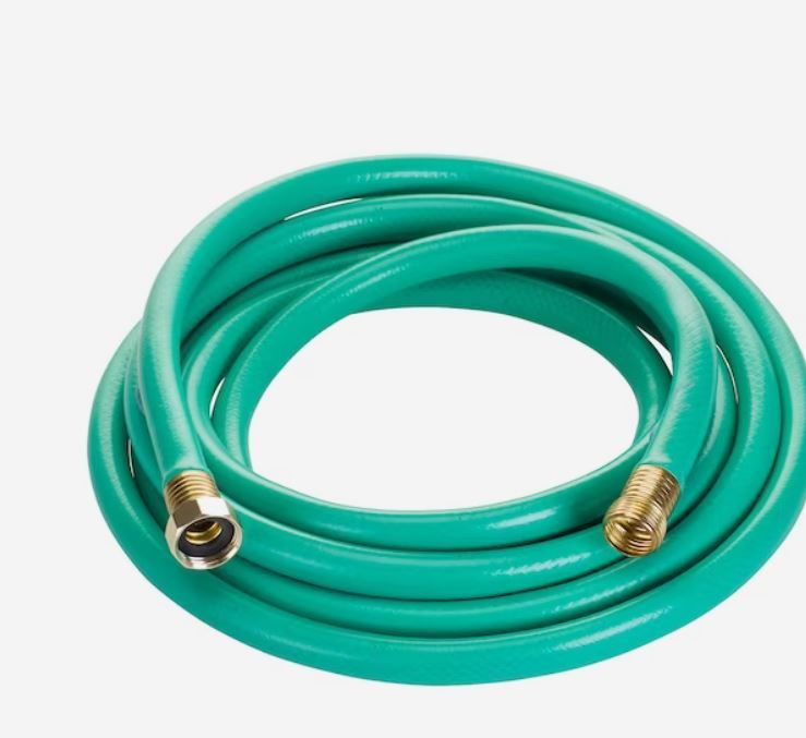 Photo 1 of 15-ft Light-Duty Vinyl Green Utility Hose