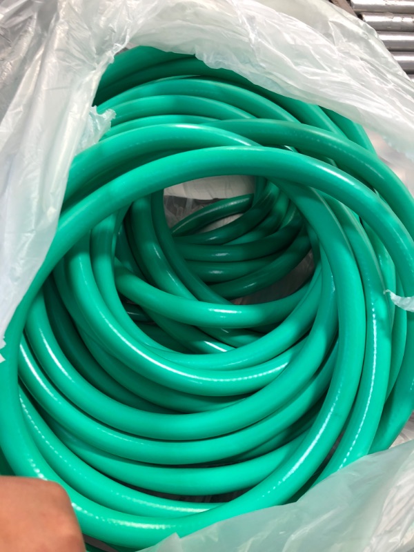 Photo 2 of 15-ft Light-Duty Vinyl Green Utility Hose