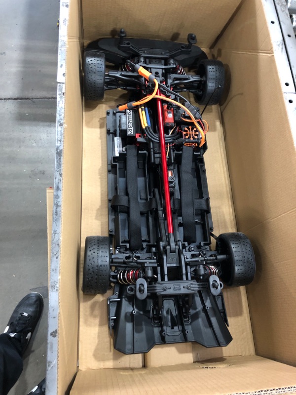 Photo 8 of ARRMA 1/7 INFRACTION 6S BLX V2 All-Road RC Truck RTR Transmitter and Receiver Included Batteries and Charger Required Silver ARA7615V2T2 Trucks Electr

