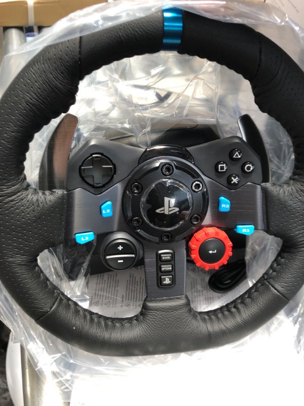 Photo 2 of Logitech G Dual-Motor Feedback Driving Force G29 Gaming Racing Wheel with Responsive Pedals + Logitech G Astro A30 LIGHTSPEED Wireless Gaming Headset Wheel + A30