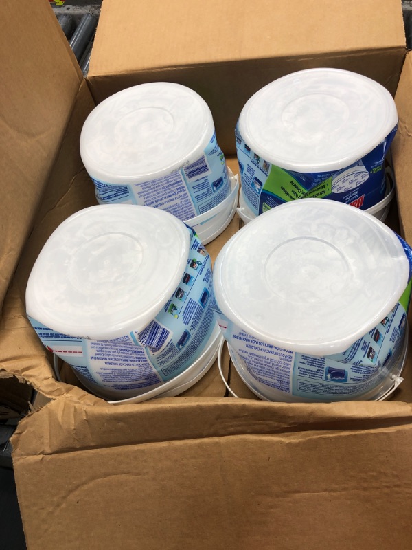 Photo 1 of 4 pack of DampRid fgam50 moisture Asorber, 2.5-pound