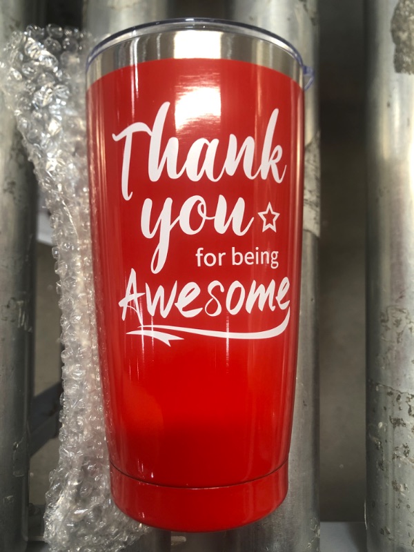 Photo 5 of hank You Gifts for Women Men 20 oz Inspirational Tumbler with Keychain Insulated Stainless Steel Appreciation Tumblers Team Motivational Encouragement Gift for Coworker Employees Friends (16 Pcs)