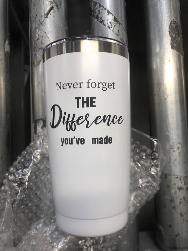 Photo 2 of hank You Gifts for Women Men 20 oz Inspirational Tumbler with Keychain Insulated Stainless Steel Appreciation Tumblers Team Motivational Encouragement Gift for Coworker Employees Friends (16 Pcs)