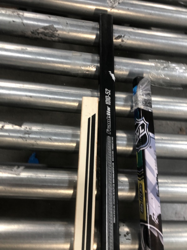 Photo 9 of 3 Hockey Stick Bundle - Franklin Sports NHL SX Comp 1010 Street Tech Hockey Stick 52-Inch Junior Left , Franklin Sports NHL 1090 Phantom Street Hockey Stick 50 Inch, Left Shot , GoSports Street Hockey stick w/ 2 green hockey balls 45-inch 