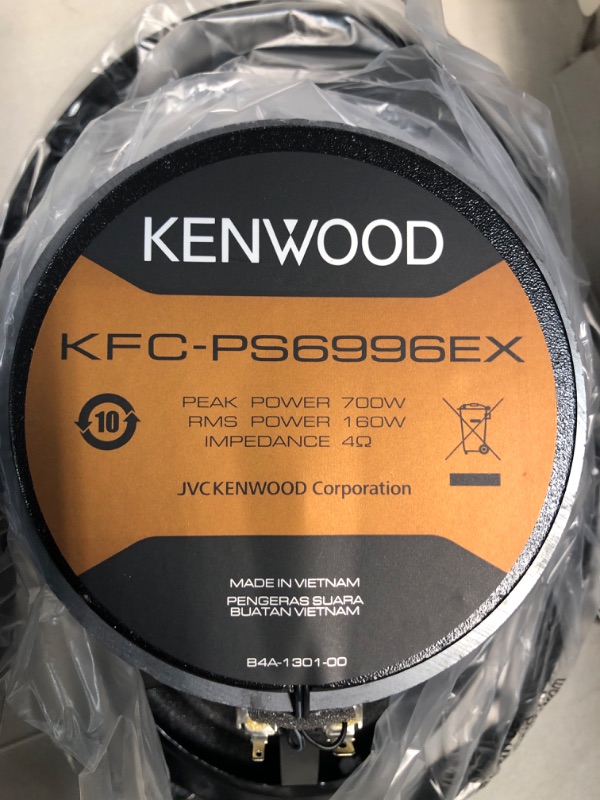 Photo 3 of Kenwood KFC-PS6996EX Performance 6x9 INCH 5-Way 700W Car Audio Speakers