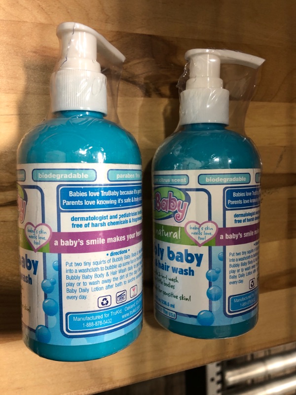 Photo 2 of 2 pack - TruKid Silly Shampoo/Bubbly Body Wash/Helping Hand Wash