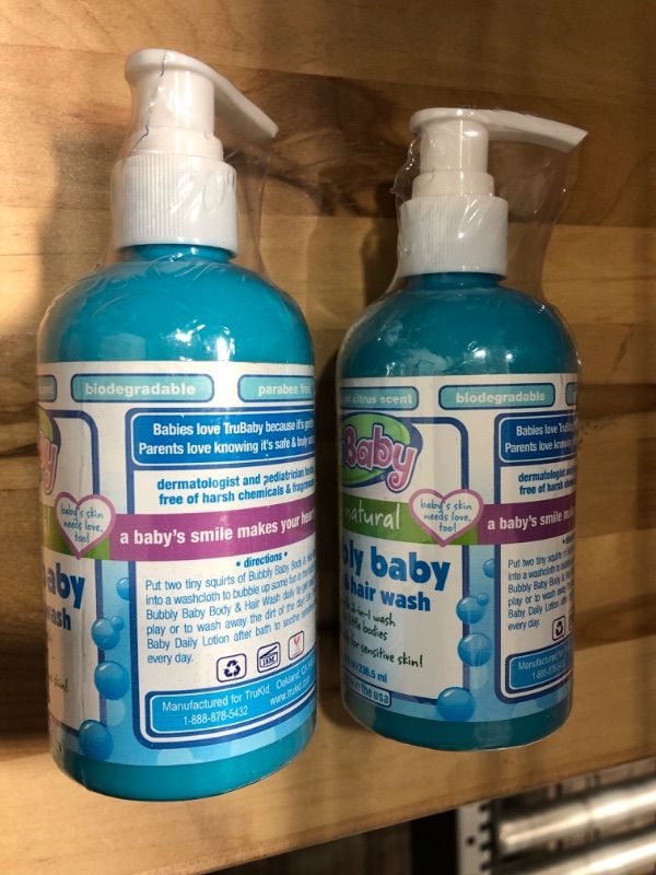 Photo 1 of 2 pack - TruKid Silly Shampoo/Bubbly Body Wash/Helping Hand Wash