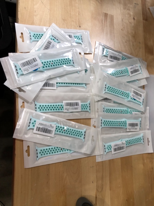 Photo 1 of 18 PACK DAISDJUY Sport Silicone Bands Compatible with Apple Watch Bands 38mm 40mm 41mm 42mm 44mm 45mm 49mm iWatch Series 8 7 6 SE 5 4 3 2 1 Strap Women Men Bracelet