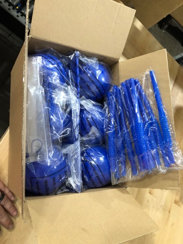 Photo 1 of 12 Set Graduation Party Cups Plastic Graduation Cap Cup with Tassel, 10 oz Congrats Grad Cup with Straw and Lid, Reusable Graduation Party Supplies Party Favors for Grad Theme Party Students (Blue)