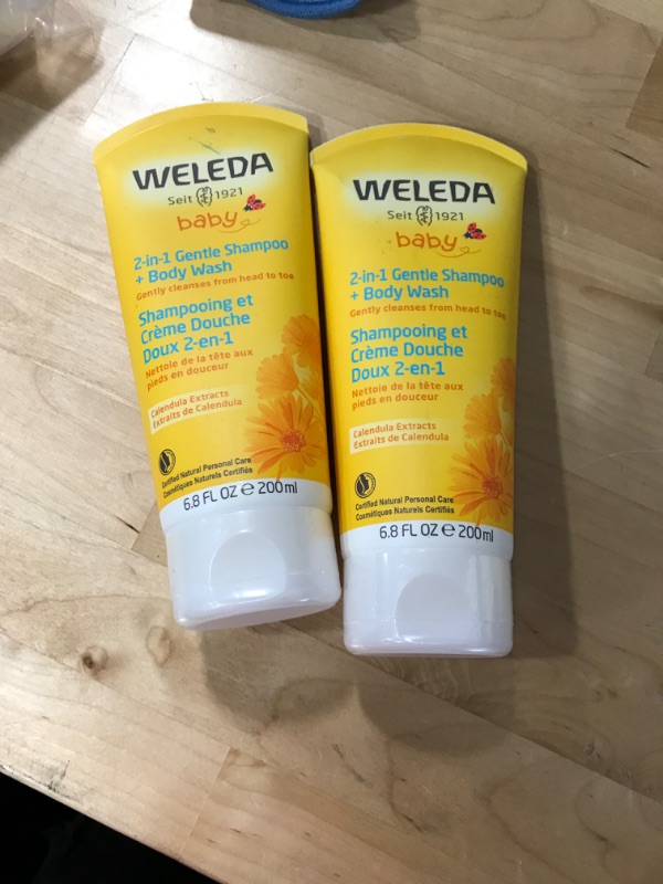 Photo 2 of *** 2 pack bundle *** WELEDA Shampoo Body Wash Calendula, 6.8 OZ