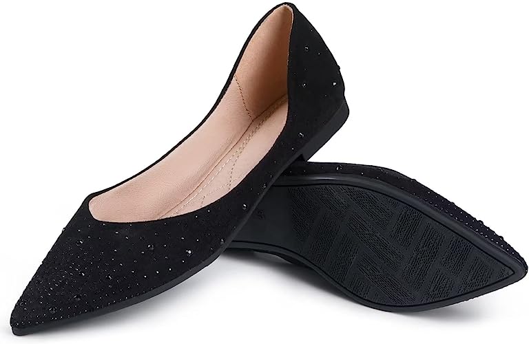 Photo 1 of MUSSHOE Flats Shoes Women Jelly Sole Casual Womens Flats with Bow
Size 7