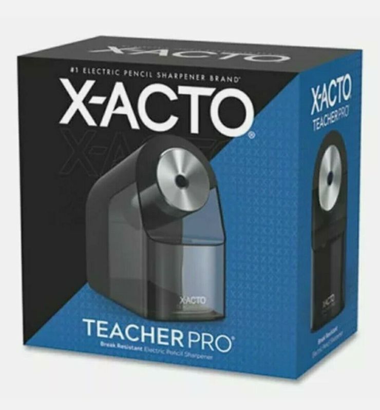 Photo 2 of X-Acto® TeacherPro® Classroom Electric Pencil Sharpener, Blue Black