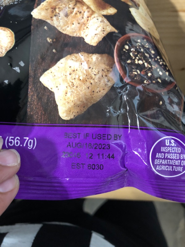 Photo 2 of ***EXP AUG 16 2023*** PORQ Artisanal Fried Pork Rinds, Smoky Black Pepper & Sea Salt with Smoke Flavor Added, Gluten Free, Low Carb & Keto Friendly Snack, 4-Ounce Bag (Pack of 3)