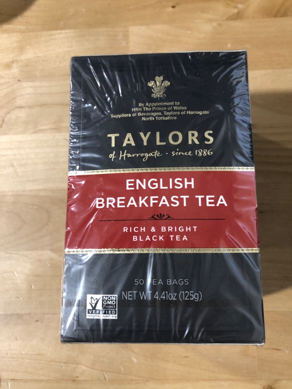 Photo 2 of ***EXP 02/2025*** Taylors of Harrogate English Breakfast, 50 Teabags English Breakfast 50 Count (Pack of 1)