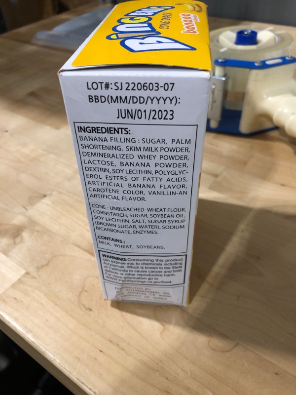 Photo 3 of ***EXP JUN 01 2023*** BANANA FLAVORED CONE SNACKS 8 PIECE