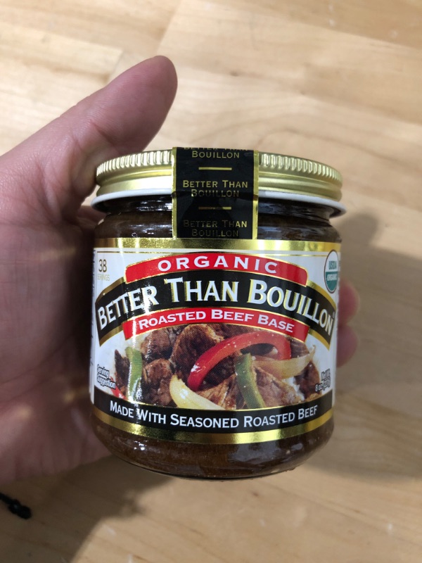 Photo 2 of ***JAN 03 2025*** Better Than Bouillon Organic Roasted Beef Base, Made with Seasoned Roasted Beef, USDA Organic, Blendable Base for Added Flavor, 38 Servings Per Jar, 8 OZ (Single)