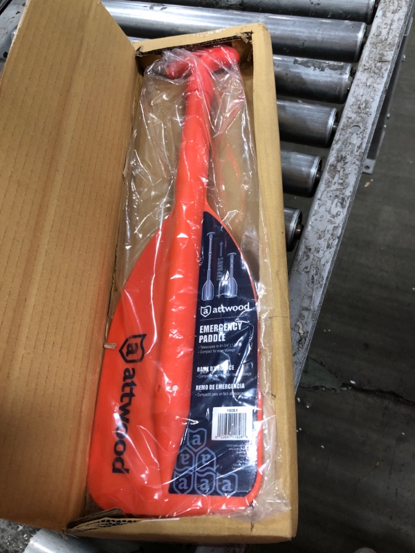 Photo 1 of Attwood Emergency Telescoping Paddle for Boating, Orange 20 Inch to 42 Inch