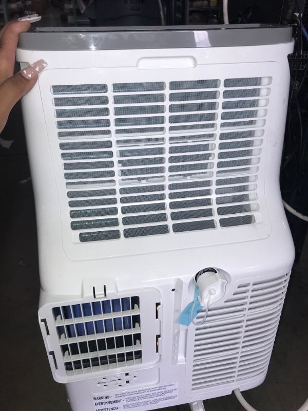 Photo 2 of *MISSING CONTROL//MISSING 2 FLAT RECTANGLES**  BLACK+DECKER BPACT10WT AC with Remote Control Portable Air Conditioner, 10,000 BTU, White White 10,000 BTU