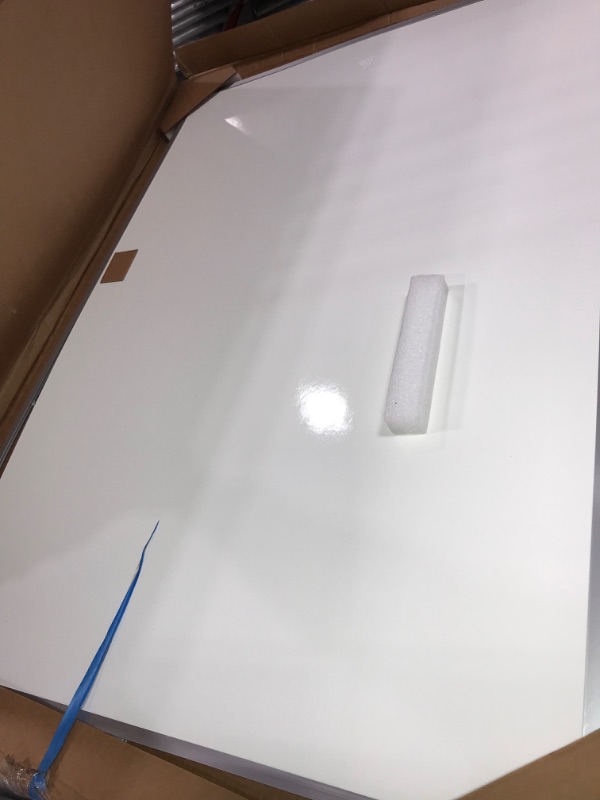 Photo 2 of Mead Whiteboard, White Board, Dry Erase Board, 4' x 3', Silver Aluminum Frame (85357)