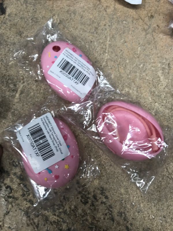 Photo 1 of 3 item bundle 
MGZNMTY Silicone Cover Case Compatible with Tamagotchi Pix Virtual Pet Machine with Hand Strap (Pink)