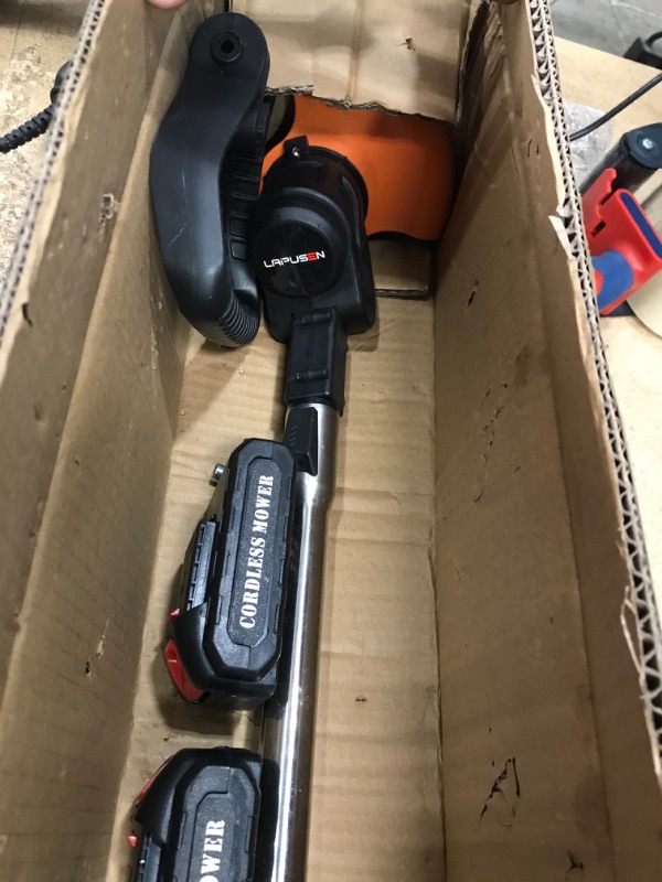 Photo 2 of ***SEE NOTES*** String Trimmer Weed Wacker Electric Cordless Weed Eater Grass Wacker Cordless Lawn Edger Lightweight String Trimmer Brush Whacker with 2PCS 2.0Ah Batteries Powered Trimmers 21V 6Inch