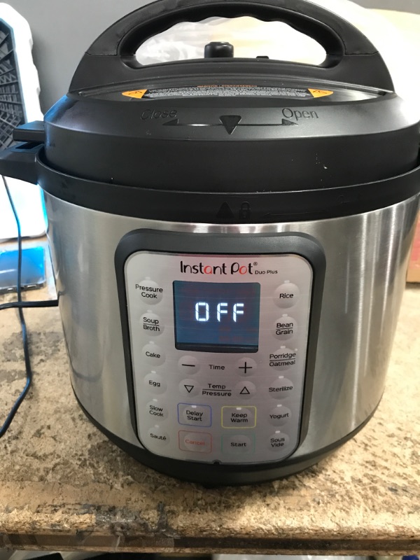 Photo 2 of ***POWERS ON*** Instant Pot Duo Plus 9-in-1 Electric Pressure Cooker, Sterilizer, Slow Cooker, Rice Cooker, Steamer, 8 Quart, 15 One-Touch Programs & Ceramic Non Stick Interior Coated Inner Cooking Pot 8 Quart