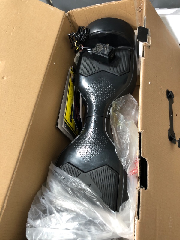 Photo 2 of **FORO PARTS OR REPAIR**
Hover-1 Helix Electric Hoverboard | 7MPH Top Speed, 4 Mile Range, 6HR Full-Charge, Built-in Bluetooth Speaker, Rider Modes: Beginner to Expert Hoverboard Black