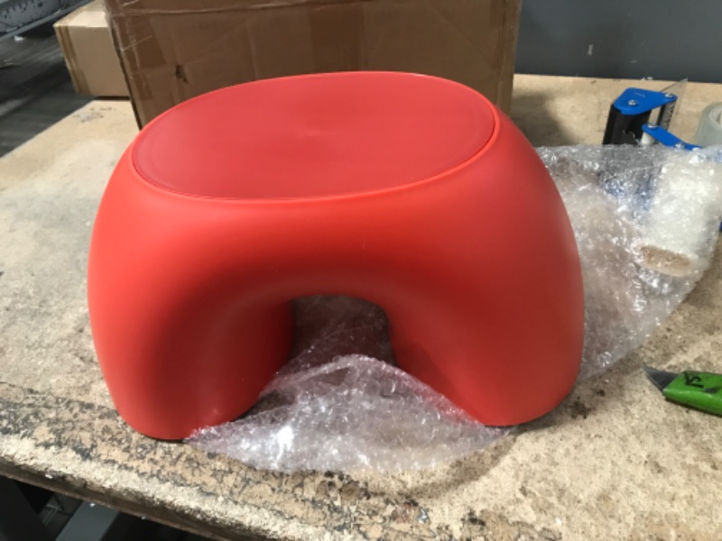Photo 1 of 1pc Pu Rainbow Stool Small Plant Plastic Foot Stool