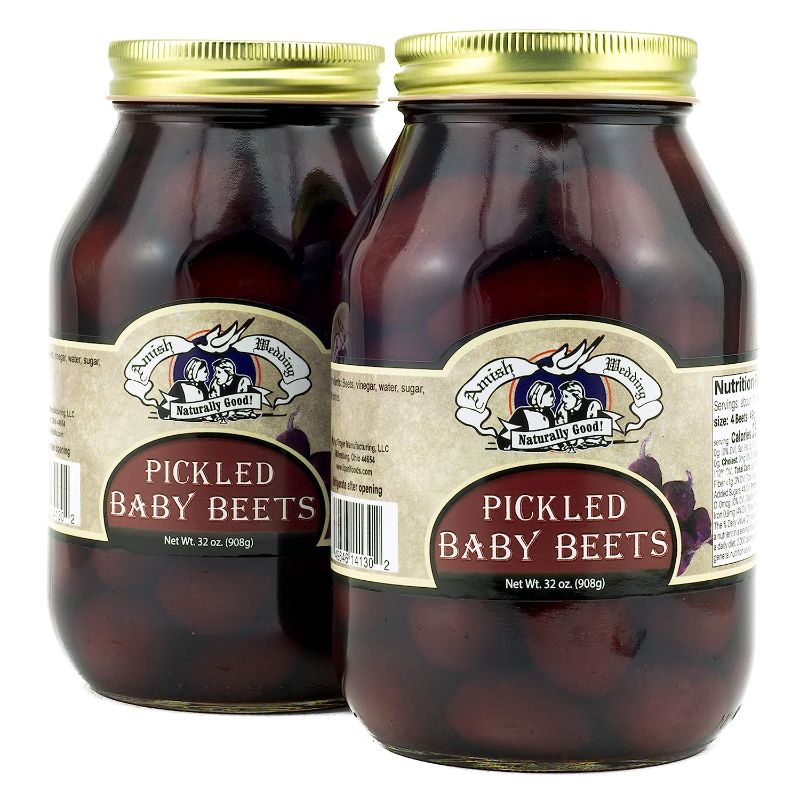 Photo 1 of Amish Wedding Pickled Baby Beets 32oz (Pack of 2)
