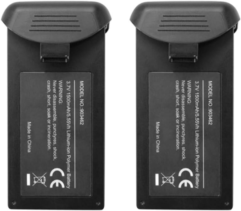 Photo 1 of MOONZON 2PCS 3.7V 1500mAh Lithium Battery for HS110D HS110G Aerial Photography Quadcopter Accessories Remote Control Drone