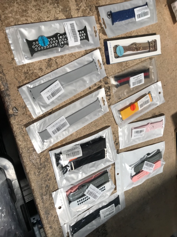 Photo 1 of bundle of apple watch bands cases 12pck