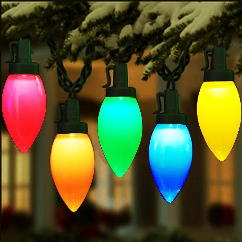 Photo 1 of MXTCLM C9 Christmas Lights, 50 LED Strawberry String Lights, 25ft C9 Lights, Fairy Lights for Outdoor, Indoor, Garden, Yard, Home, Party, Christmas Tree Decorations
ALL ORANGE