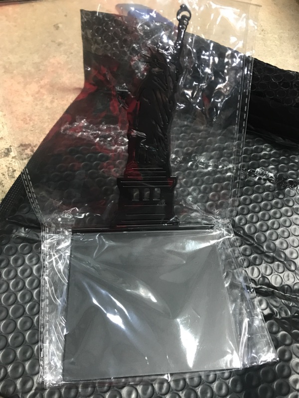 Photo 1 of 1 Pair Heavy Metal Black Book Ends to Hold Books, Book Ends for Home Decorative (Liberty)