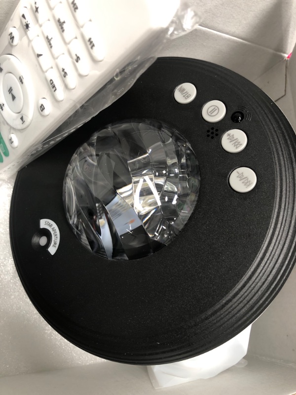 Photo 1 of Aurora Projector Galaxy Light Projector with Smart APP Control, Bluetooth Music Speaker, White Noise Sound Machine, 48-Scene Mode, DIY Light, IR Remote, Dimmable Multicolor, Compatible with Alexa
**tested** powers on, has all components included